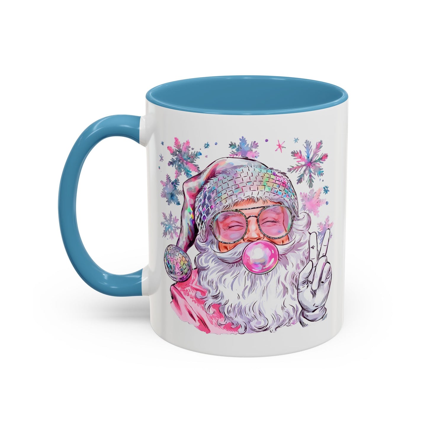 Coquette Pink Disco Santa Coffee Mug 11 oz 15 oz