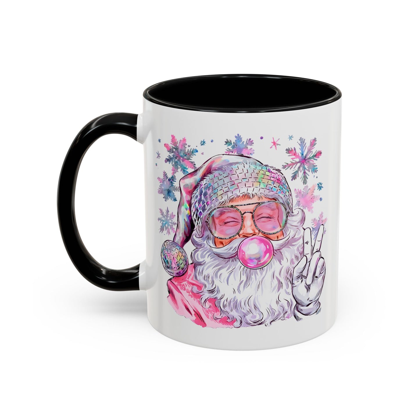 Coquette Pink Disco Santa Coffee Mug 11 oz 15 oz