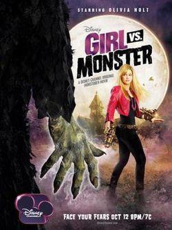 Girl vs Monster Disney movie dvd