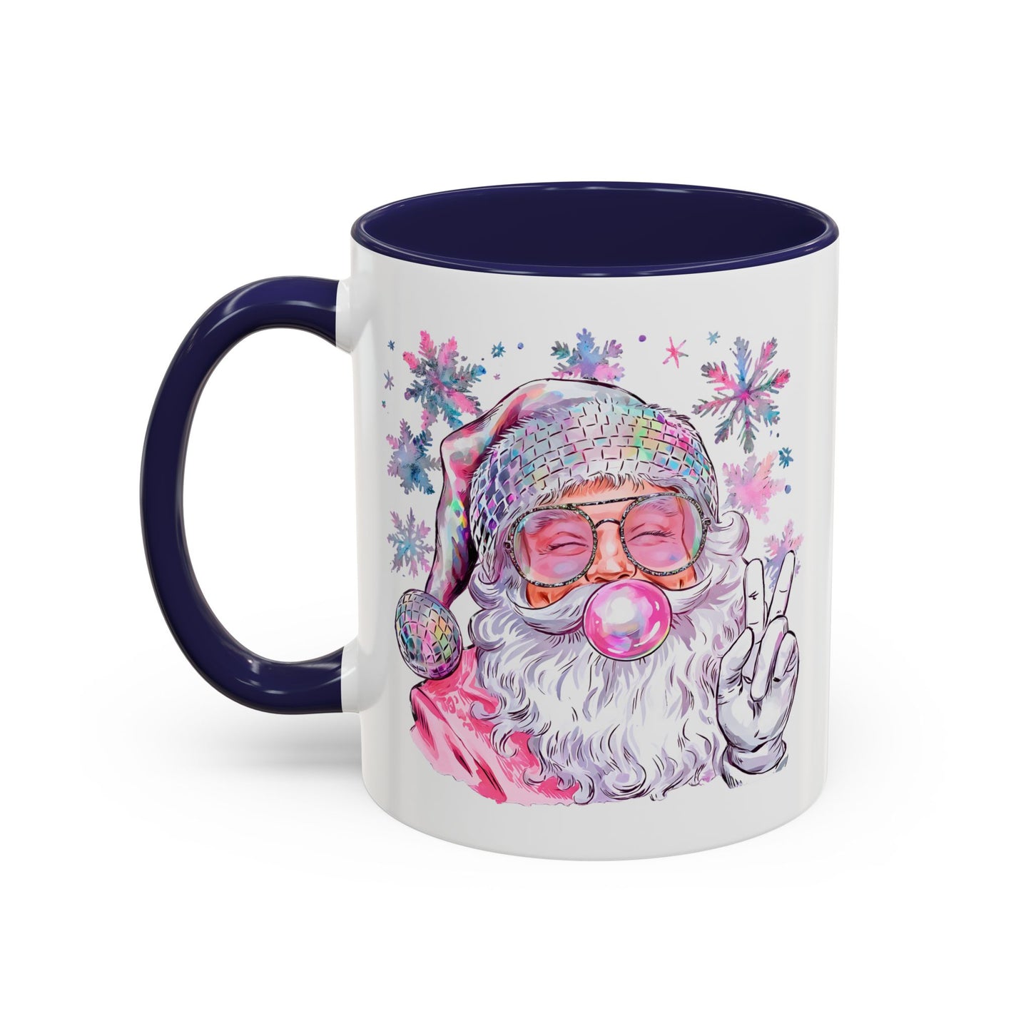 Coquette Pink Disco Santa Coffee Mug 11 oz 15 oz