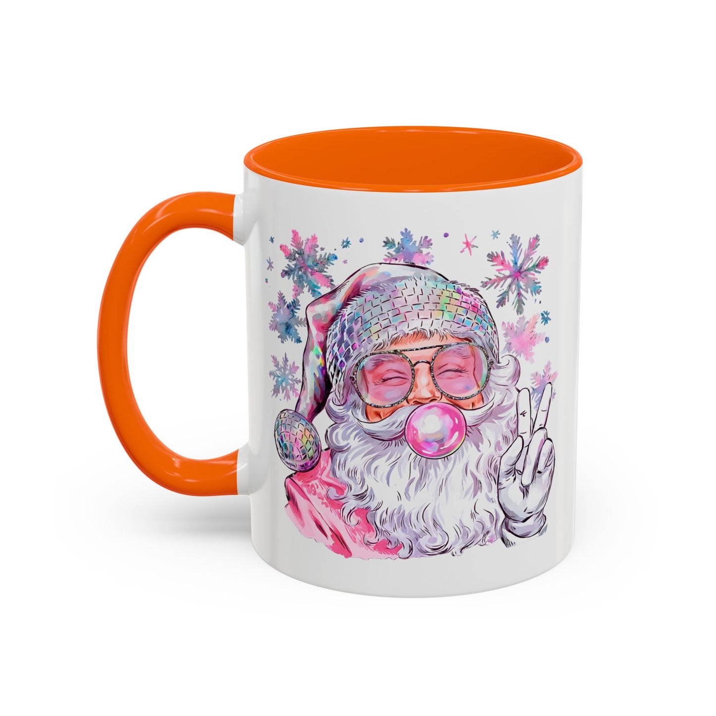 Coquette Pink Disco Santa Coffee Mug 11 oz 15 oz