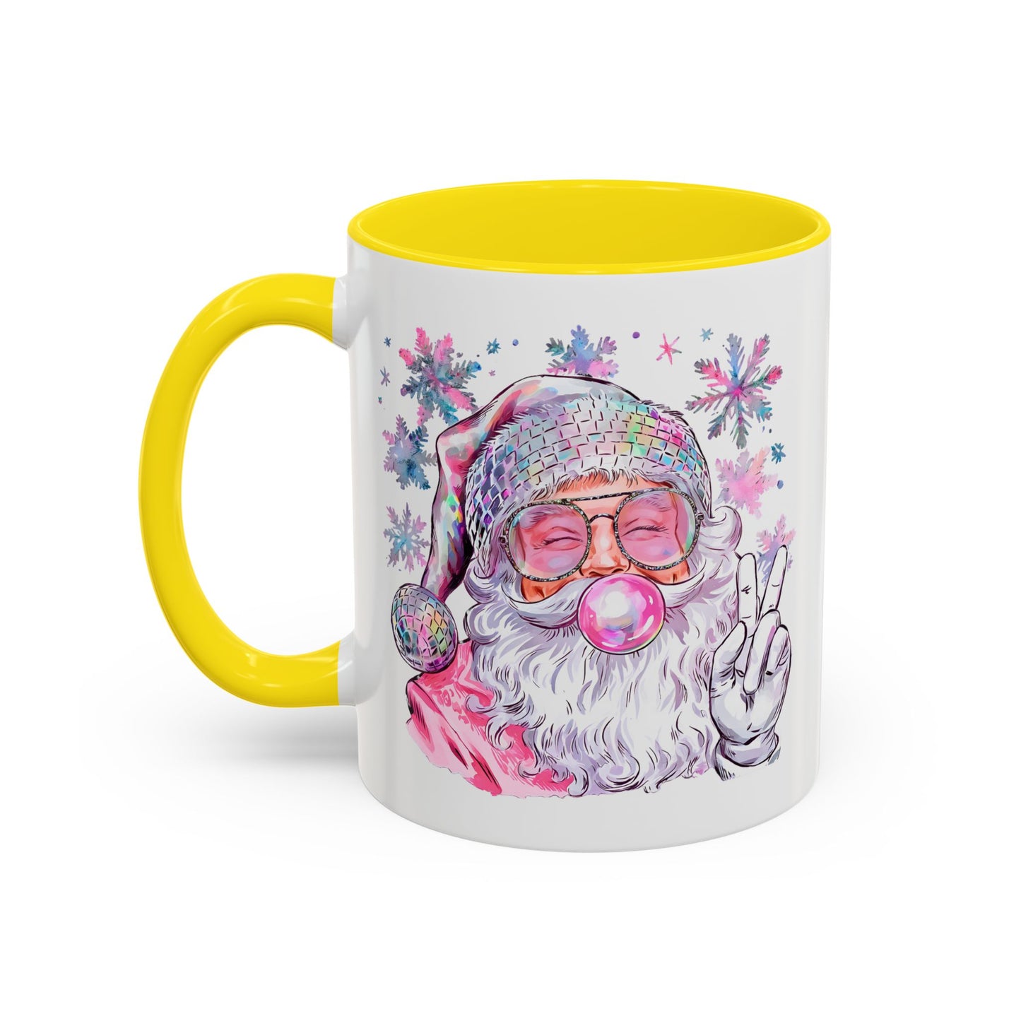 Coquette Pink Disco Santa Coffee Mug 11 oz 15 oz