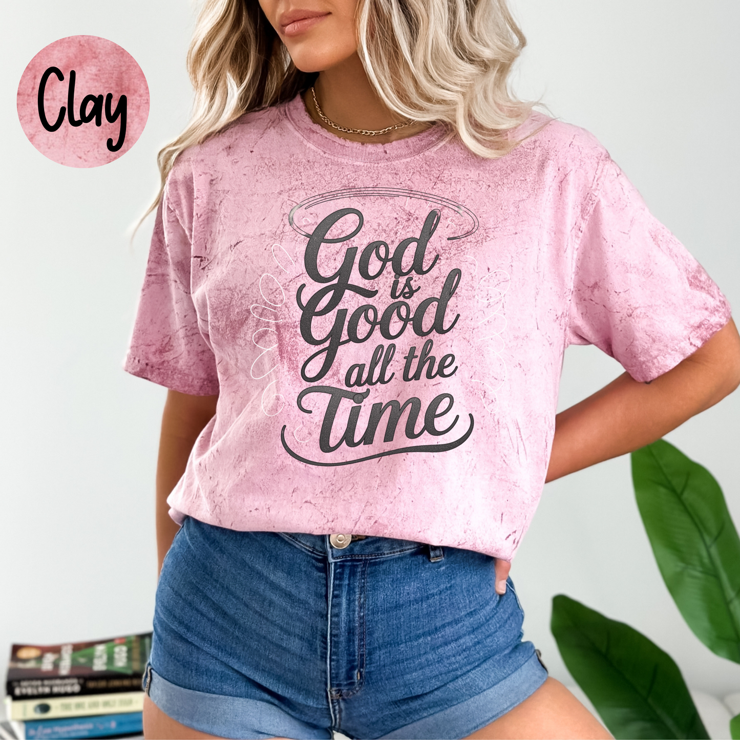 ORIGINAL God Is Good All The Time T-Shirt, Comfort Colors Color Blast Christian Shirt, Jesus Lover Shirt, Unisex