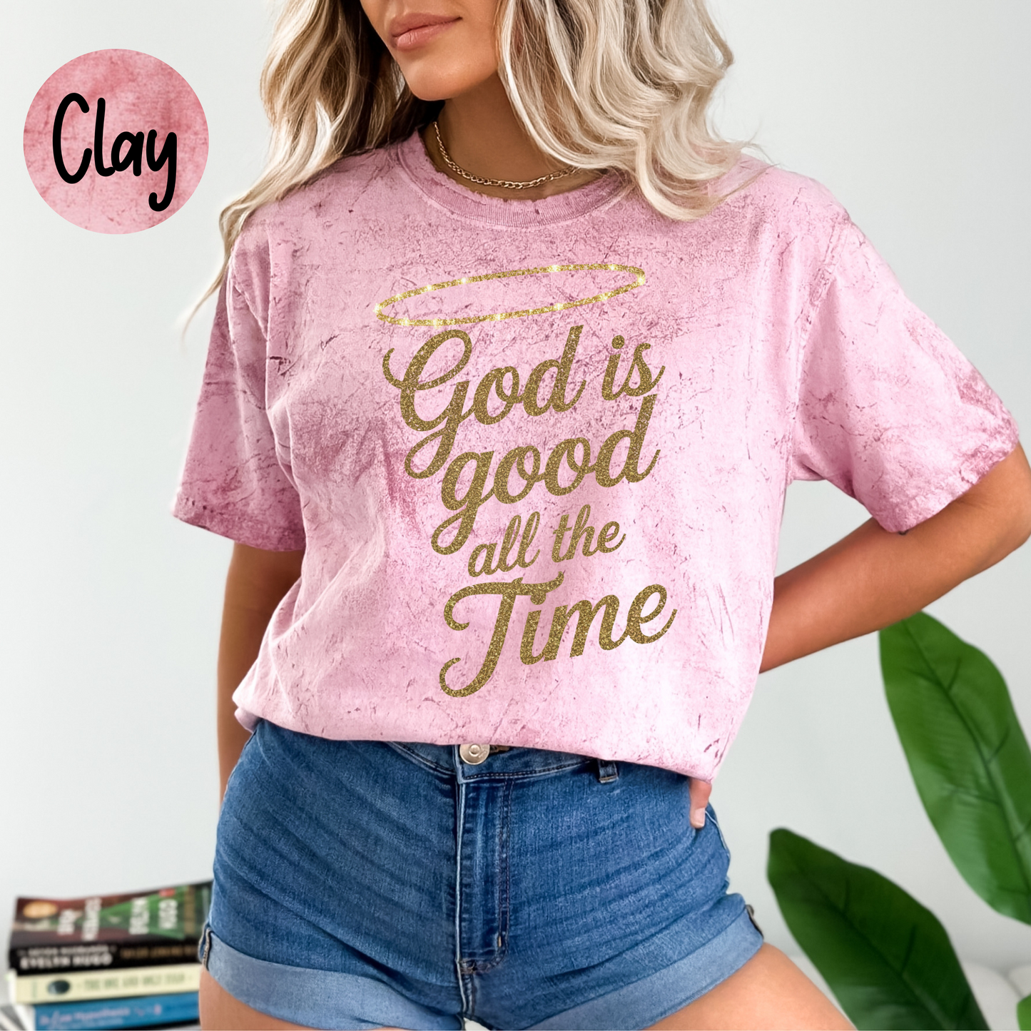 ORIGINAL God Is Good All The Time Women's Comfort Colors Color Blast T-Shirt