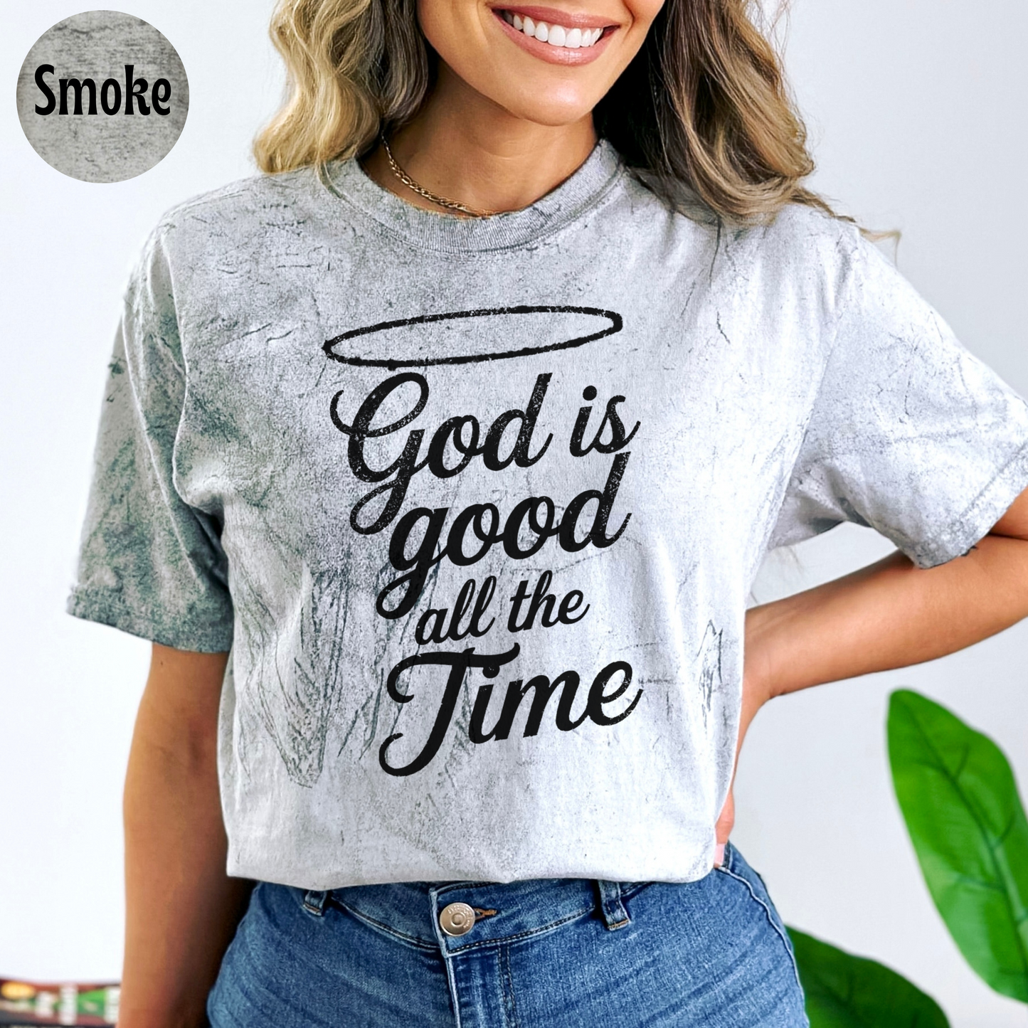 ORIGINAL God Is Good All The Time Women's Comfort Colors Color Blast T-Shirt