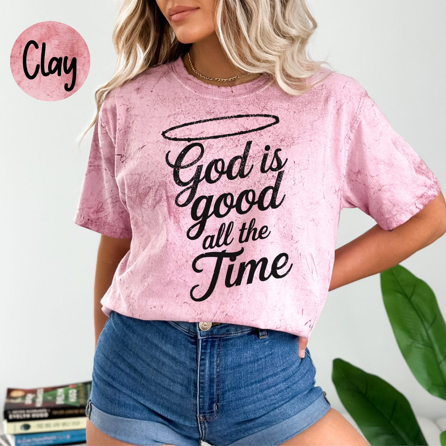 ORIGINAL God Is Good All The Time Women's Comfort Colors Color Blast T-Shirt