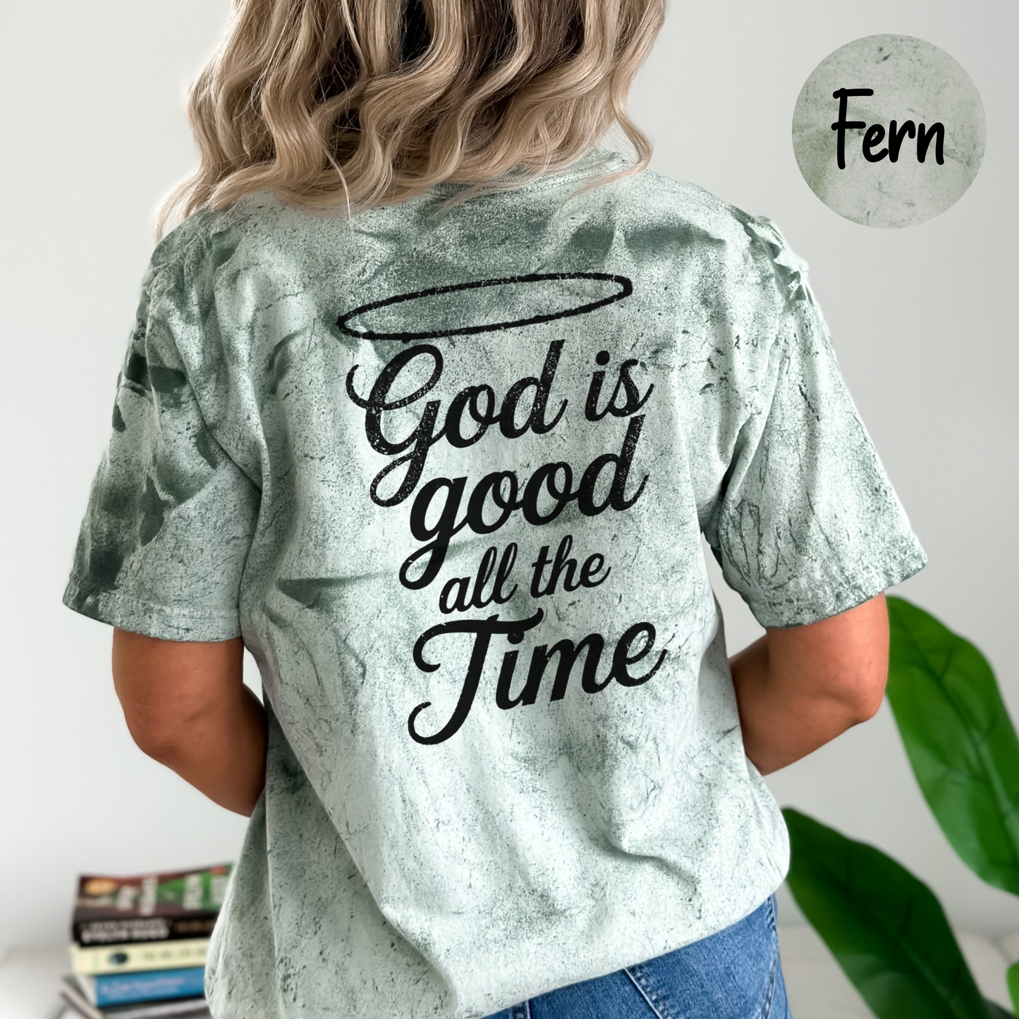 ORIGINAL God Is Good All The Time Women's Comfort Colors Color Blast T-Shirt