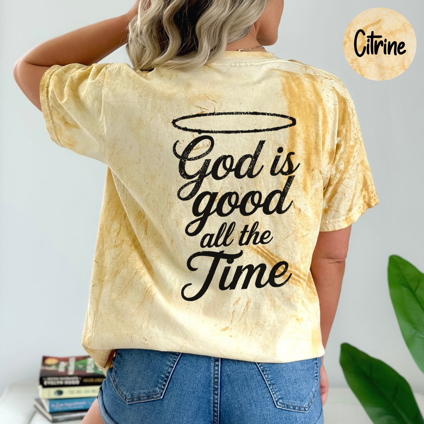 ORIGINAL God Is Good All The Time Women's Comfort Colors Color Blast T-Shirt