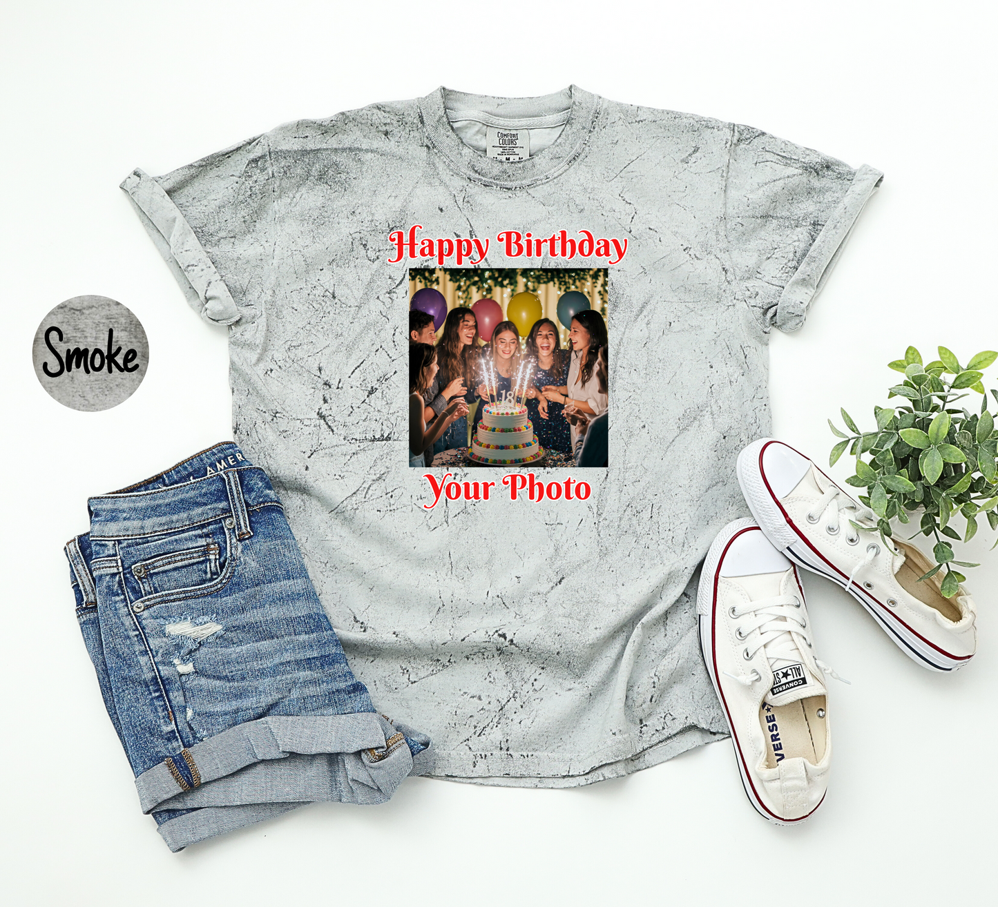 Personalized T-shirt, Custom T-Shirts, Comfort Colors Color Blast Custom Shirt, Custom Shirt Printing, Make Your Own Shirt, Your Photo