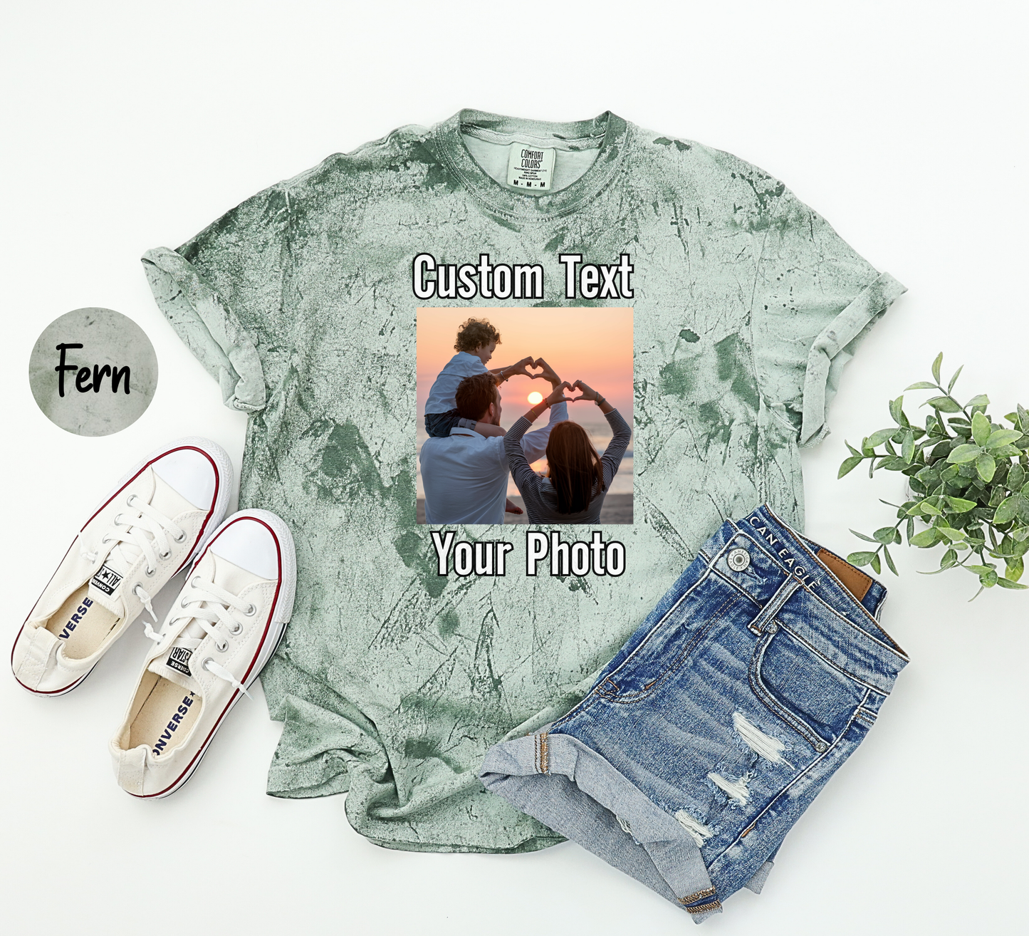 Personalized T-shirt, Custom T-Shirts, Comfort Colors Color Blast Custom Shirt, Custom Shirt Printing, Make Your Own Shirt, Your Photo