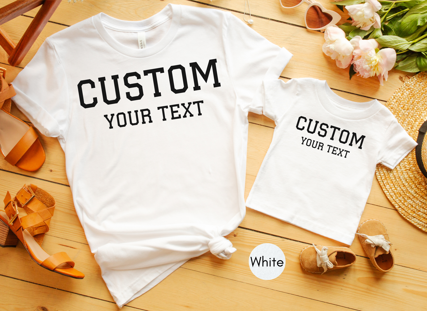 Custom text T-Shirt, Personalized text Shirt, Make Your Own Shirt, Your Text