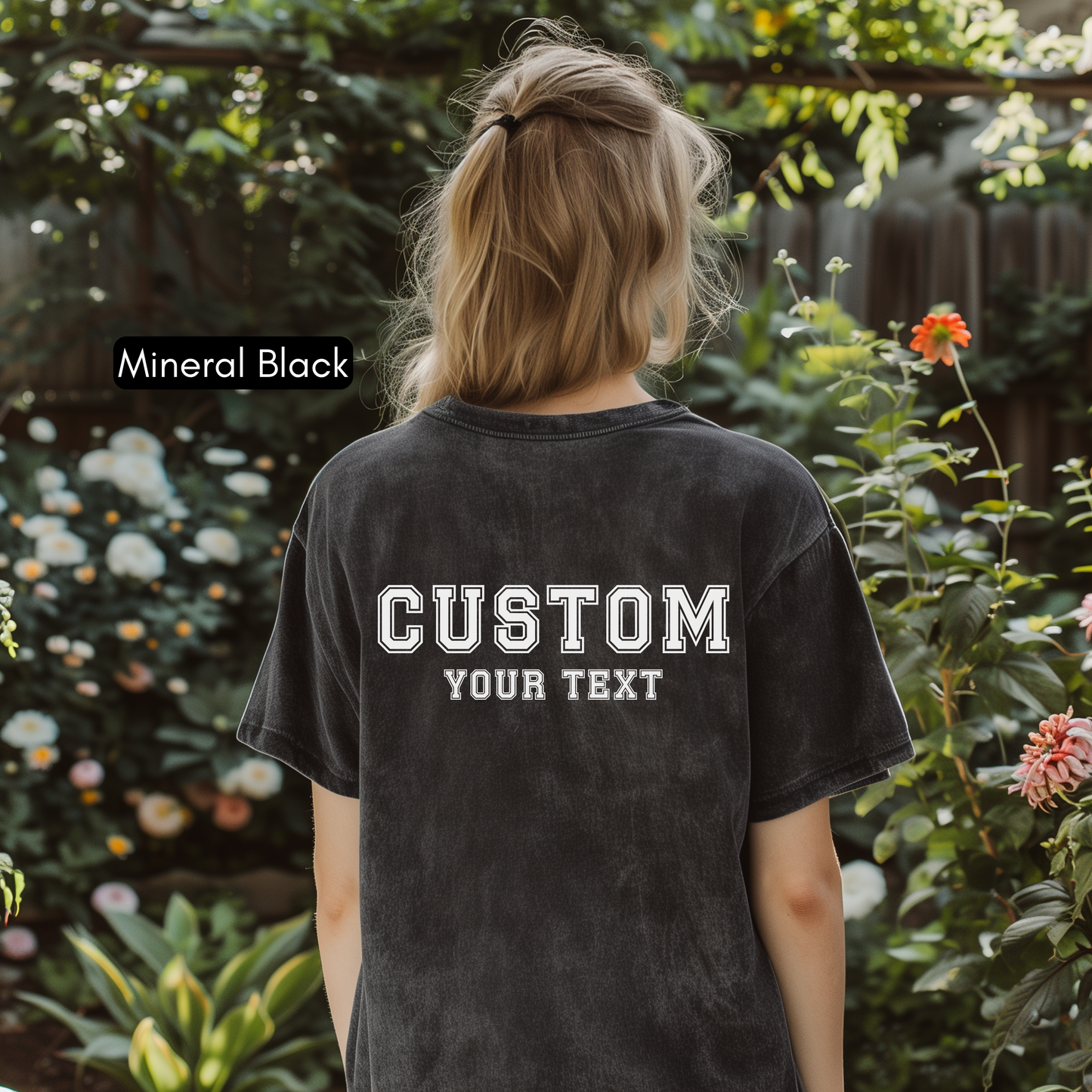 Front And Back Custom Photo Shirt, Custom text Vintage Shirt, Make Your Own Shirt, Your Photo, Front and Back Personalized Shirt