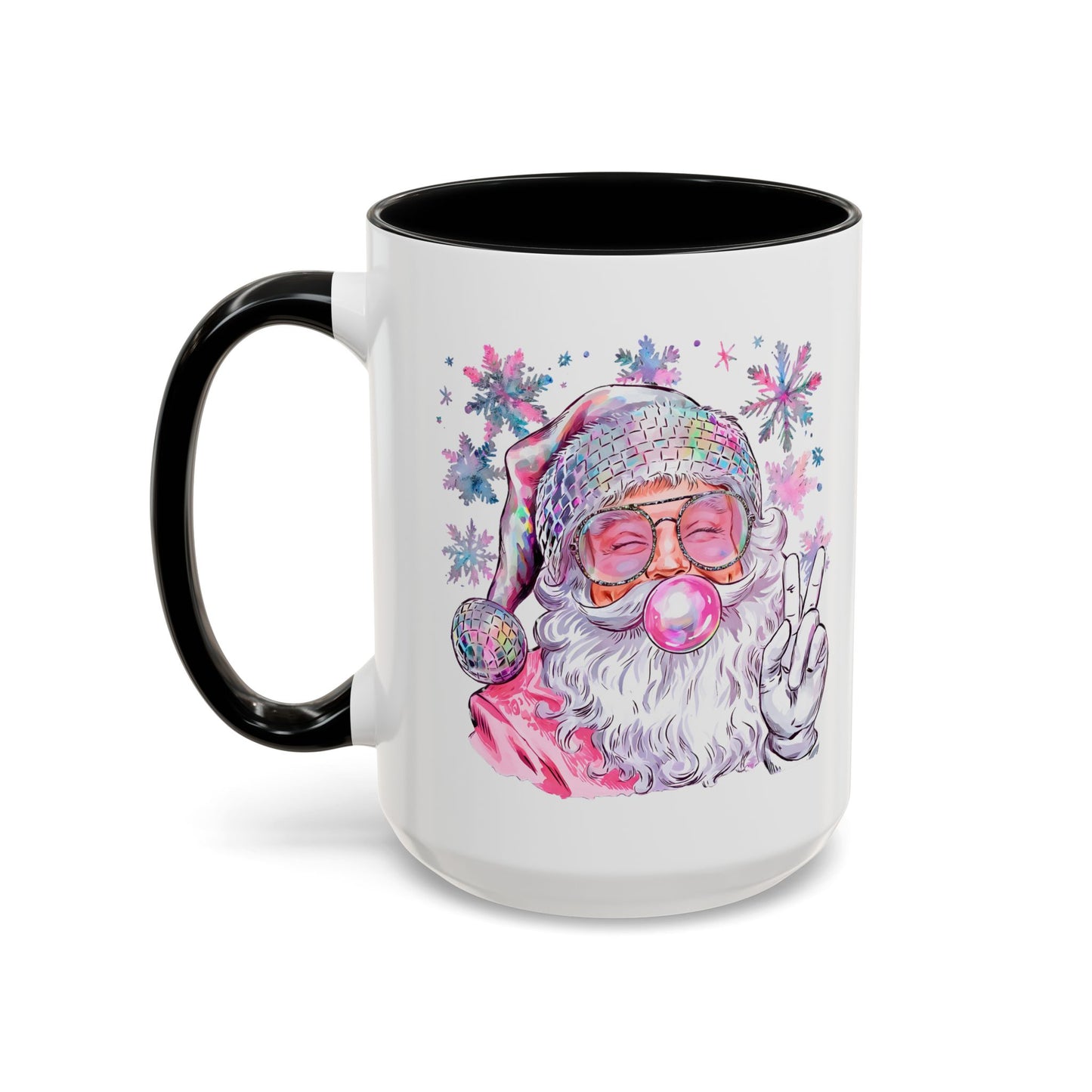 Coquette Pink Disco Santa Coffee Mug 11 oz 15 oz
