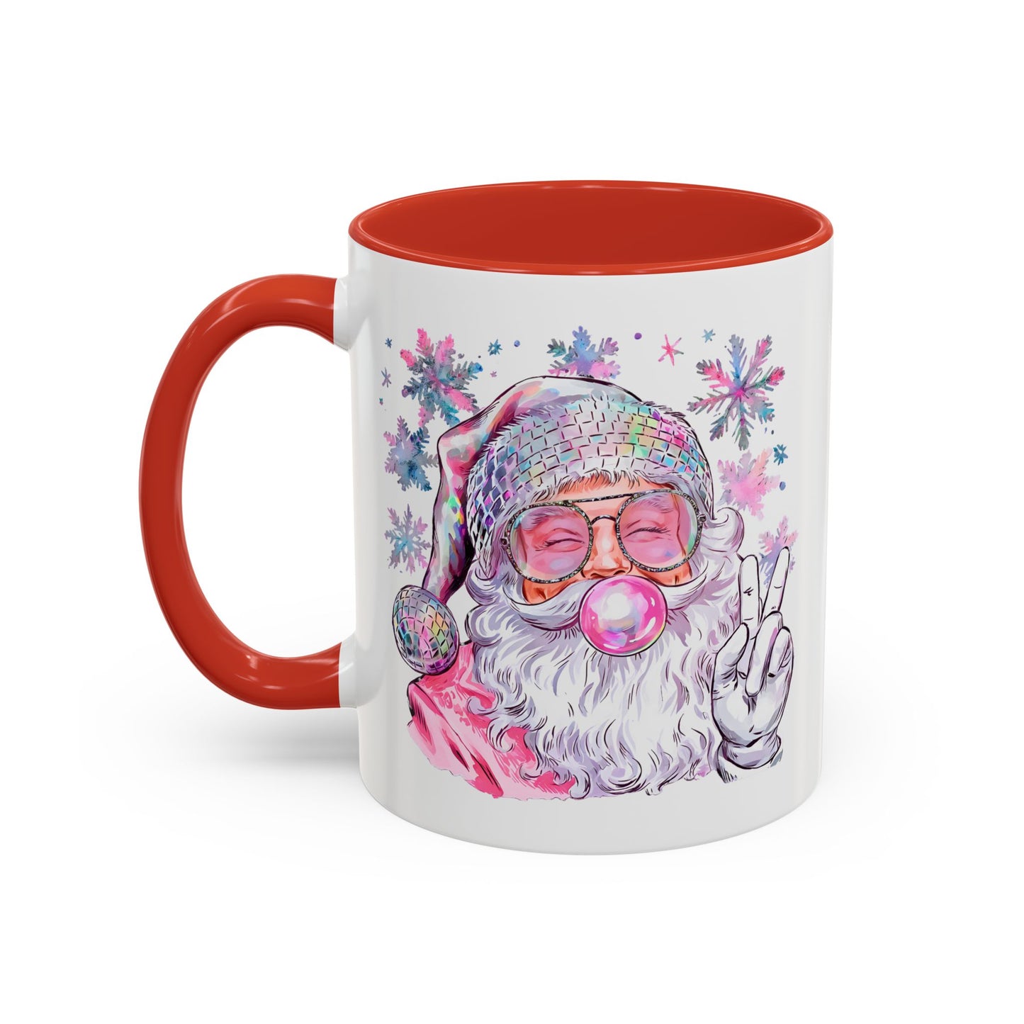 Coquette Pink Disco Santa Coffee Mug 11 oz 15 oz