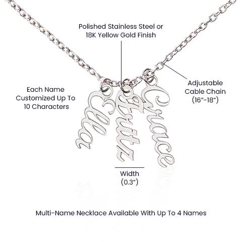 Personalized Name Necklace Custom Necklace