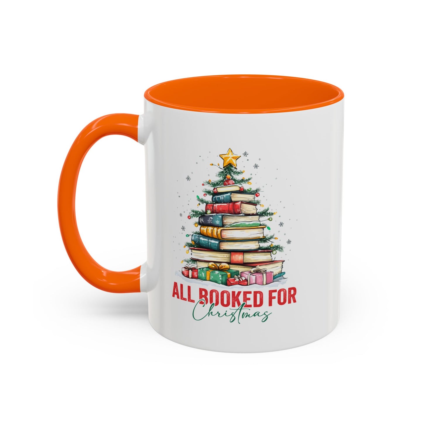 All Booked For Christmas Coffee Mug 11 oz 15 oz Book Lover Writer Author