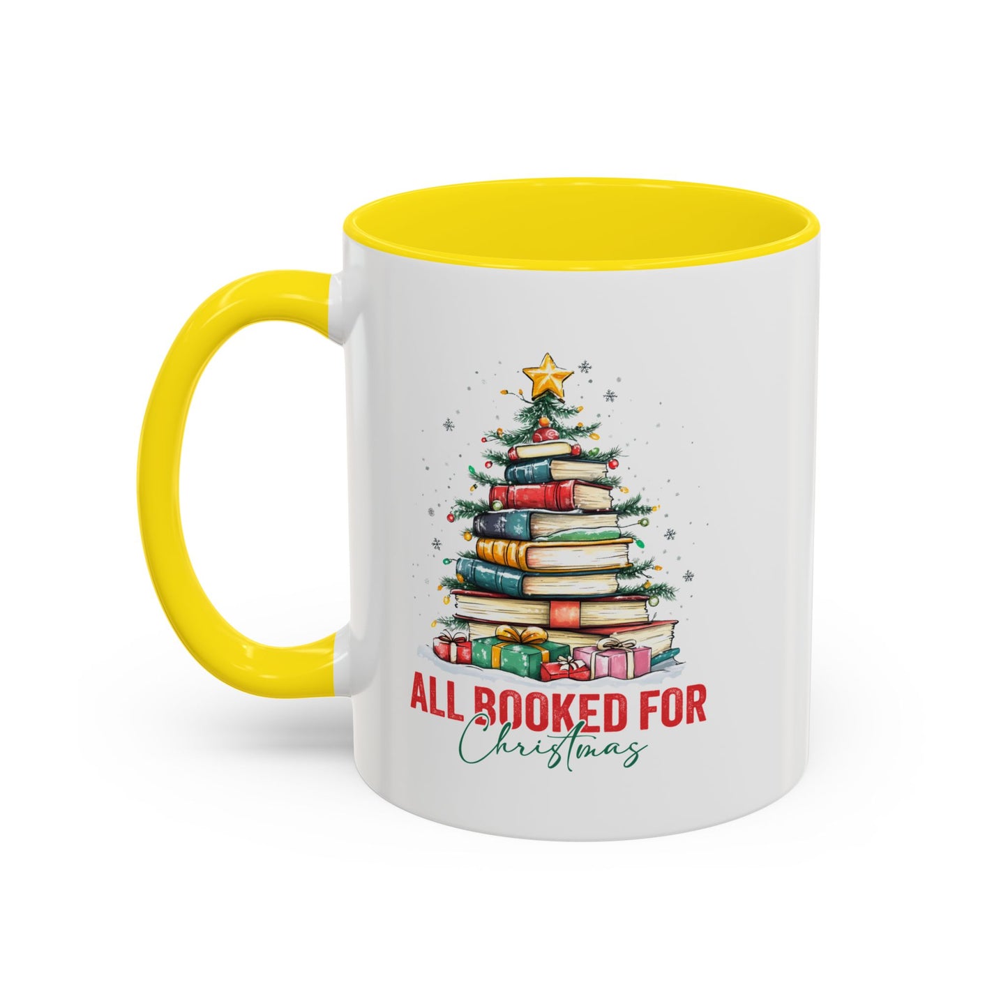 All Booked For Christmas Coffee Mug 11 oz 15 oz Book Lover Writer Author