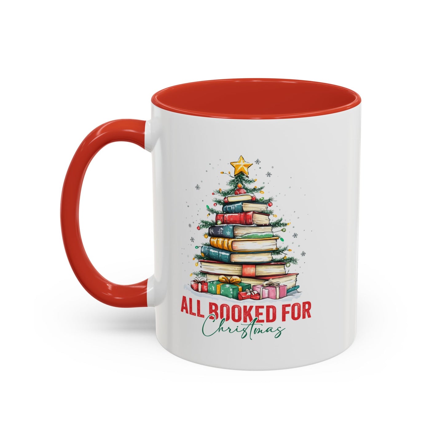 All Booked For Christmas Coffee Mug 11 oz 15 oz Book Lover Writer Author