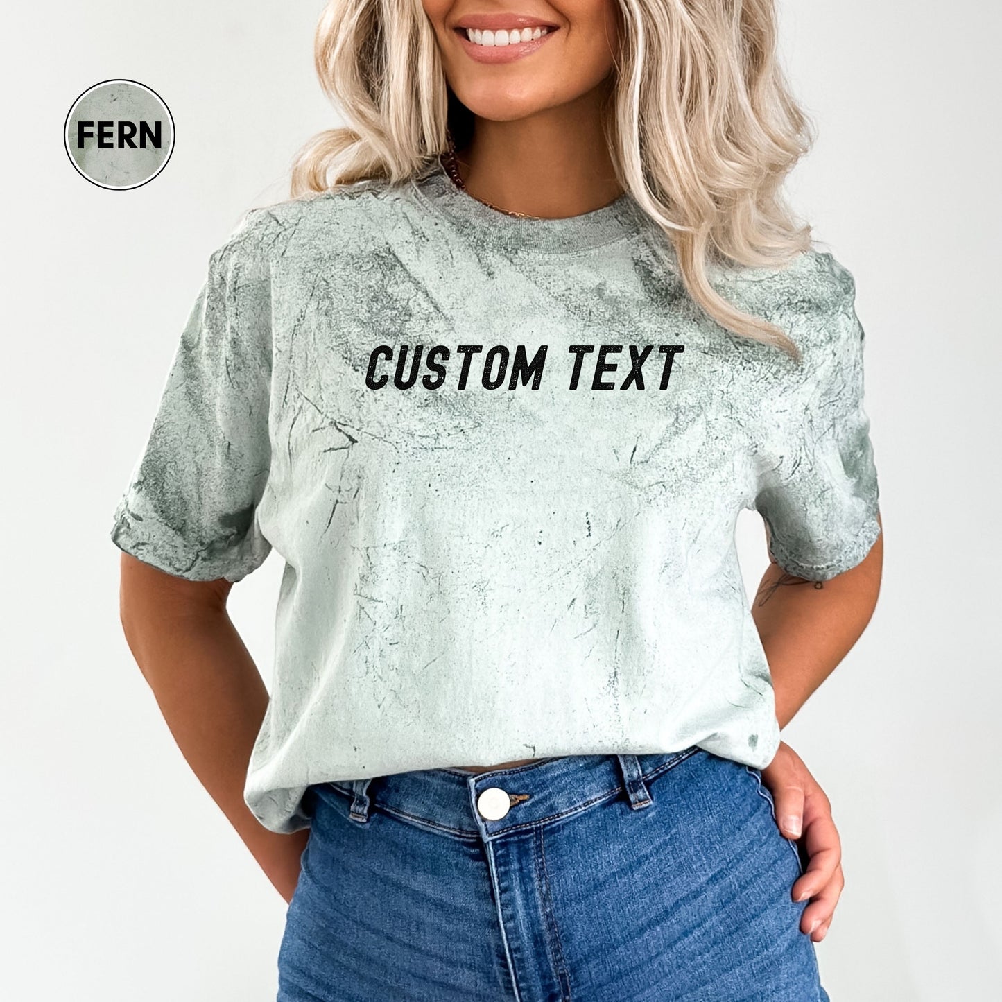 Comfort Colors Personalized Front or Back Photo and Text T-Shirt, Make Your Own Shirt, Personalized Photo Tshirt, Custom Vintage Tee