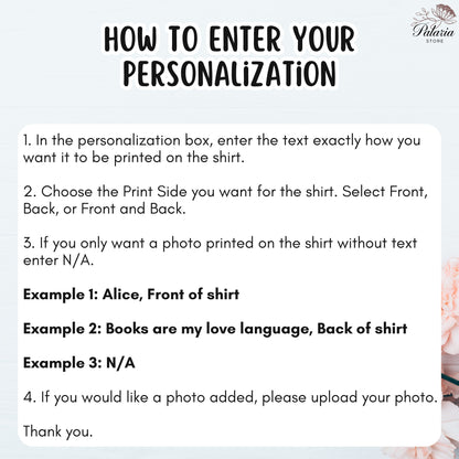 Comfort Colors Personalized Front or Back Photo and Text T-Shirt, Make Your Own Shirt, Personalized Photo Tshirt, Custom Vintage Tee