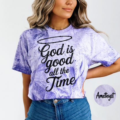 ORIGINAL God Is Good All The Time Women's Comfort Colors Color Blast T-Shirt