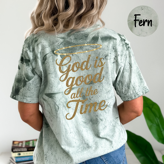 ORIGINAL God Is Good All The Time Women's Comfort Colors Color Blast T-Shirt
