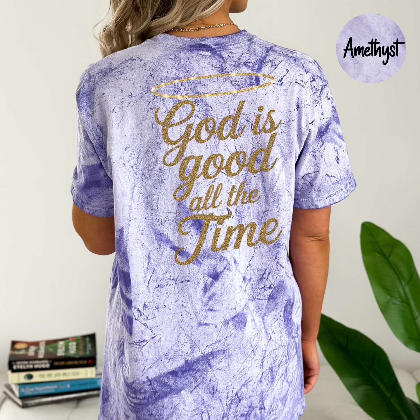 ORIGINAL God Is Good All The Time Women's Comfort Colors Color Blast T-Shirt