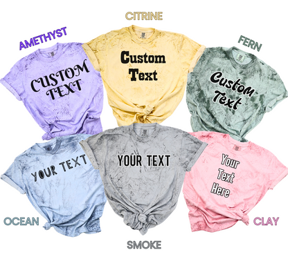 Personalized T-shirt, Custom T-Shirts, Comfort Colors Color Blast Custom Shirt, Custom Shirt Printing, Make Your Own Shirt, Your Photo