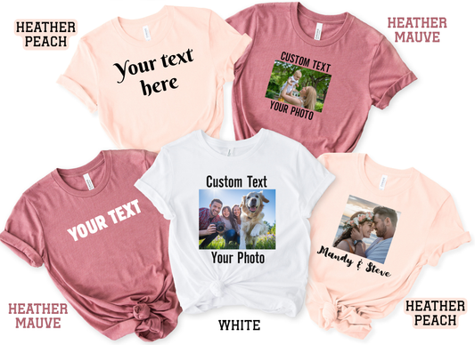 Personalized T-shirt, Custom T-Shirts, Personalized Shirt, Custom Shirt Printing, Custom Shirt for Women