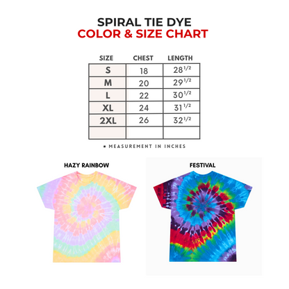 Custom text and photo Spiral Tie-Dye Shirt, Custom text Shirt, Personalized Spiral Tie-Dye Shirt, Custom Spiral Tie Dye T-Shirts