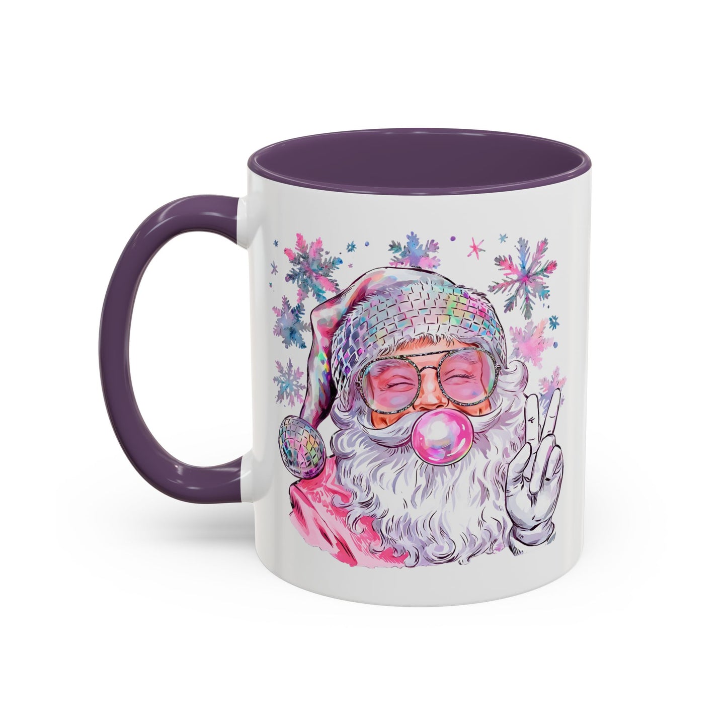 Coquette Pink Disco Santa Coffee Mug 11 oz 15 oz