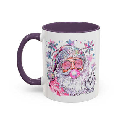 Coquette Pink Disco Santa Coffee Mug 11 oz 15 oz