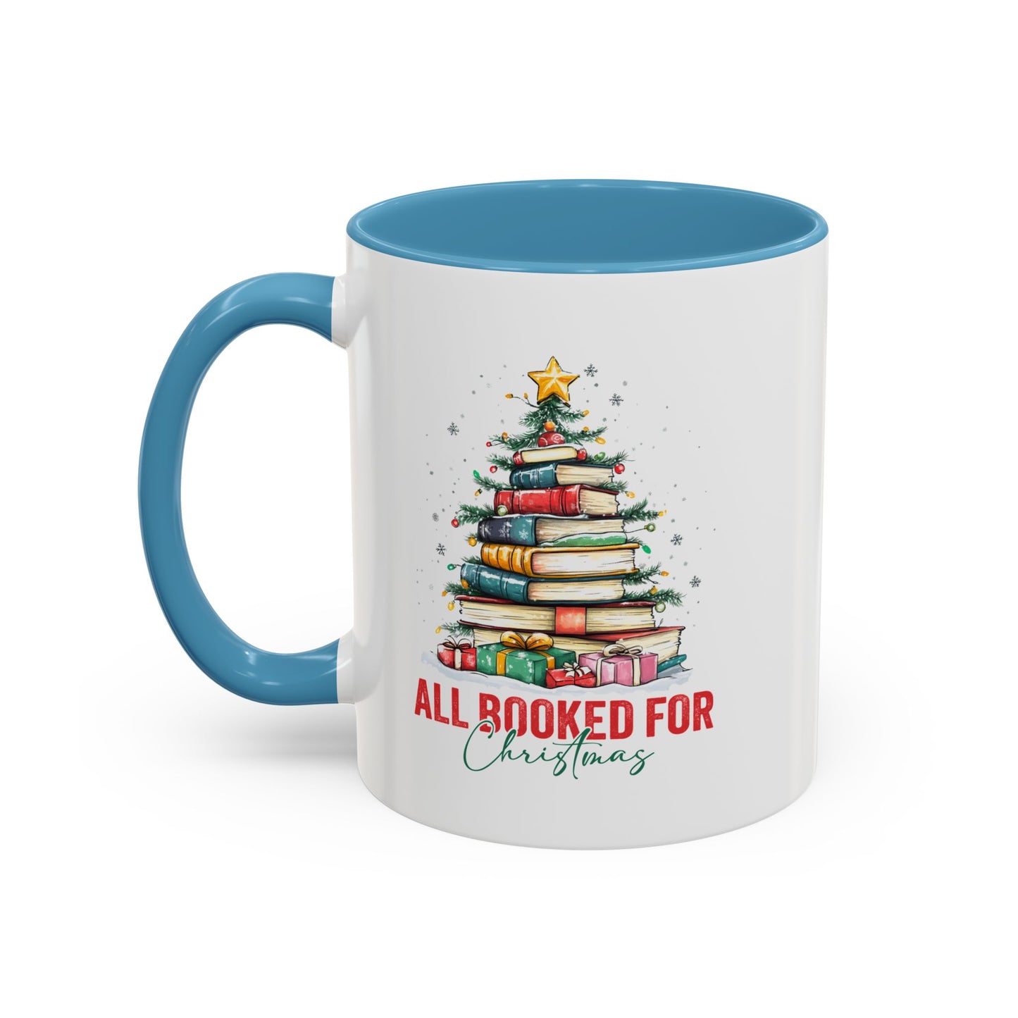 All Booked For Christmas Coffee Mug 11 oz 15 oz Book Lover Writer Author