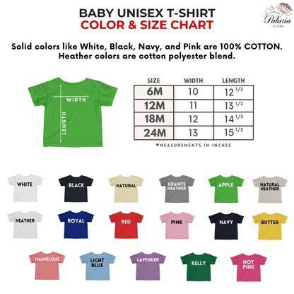 Personalized Baby T-shirt, Custom Photo and Text Baby Tshirt
