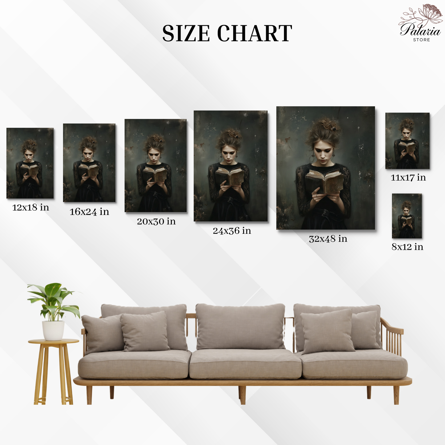 Victorian Woman Reading Book Poster, Bookish Print, Moody Dark Academia Wall Art, Librariancore Poster, Literary Book Lover Wall Art Decor, Unframed