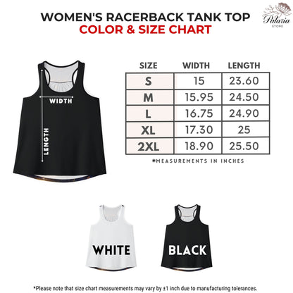 Enchanting Glowing Fireflies Racerback Tank Top for Women, Firefly Lover Top