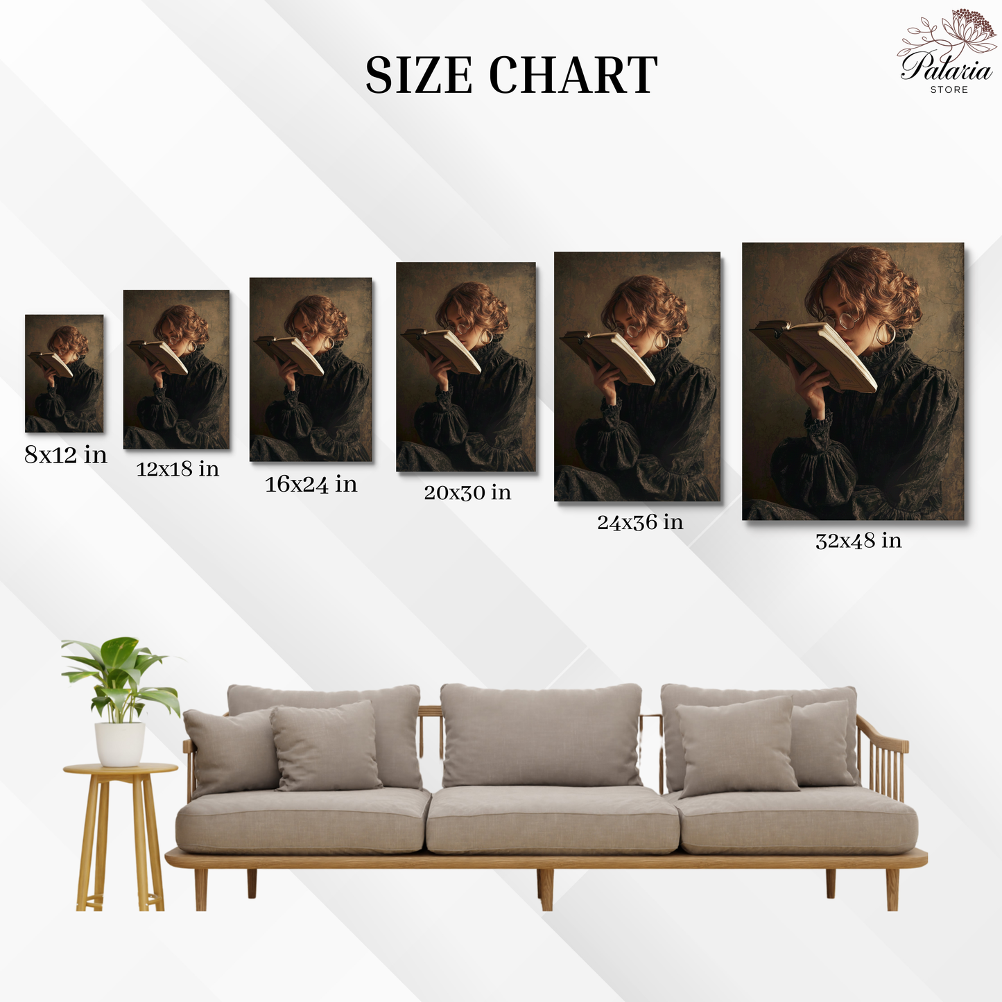 Victorian Woman Reading Book Fine Art Poster, Moody Dark Academia Print, Bookish Print, Vintage Literary Book Lover Wall Art, Home Decor, Unframed